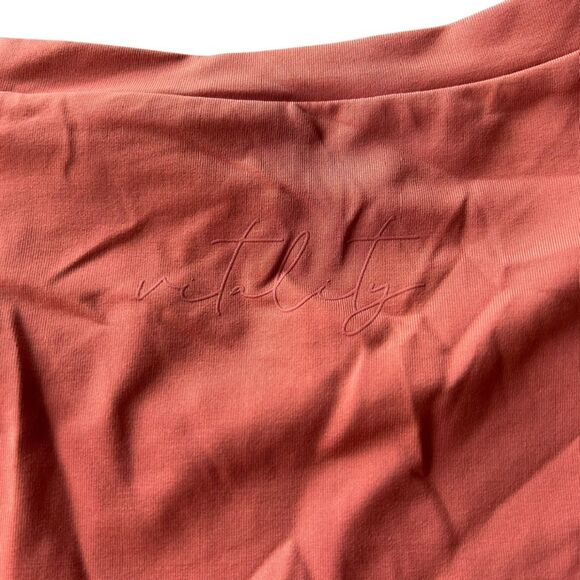 Vitality Women’s L The Allora Tank Sunstone Rust Fitted‎ Athletic Crop New - Picture 4 of 8